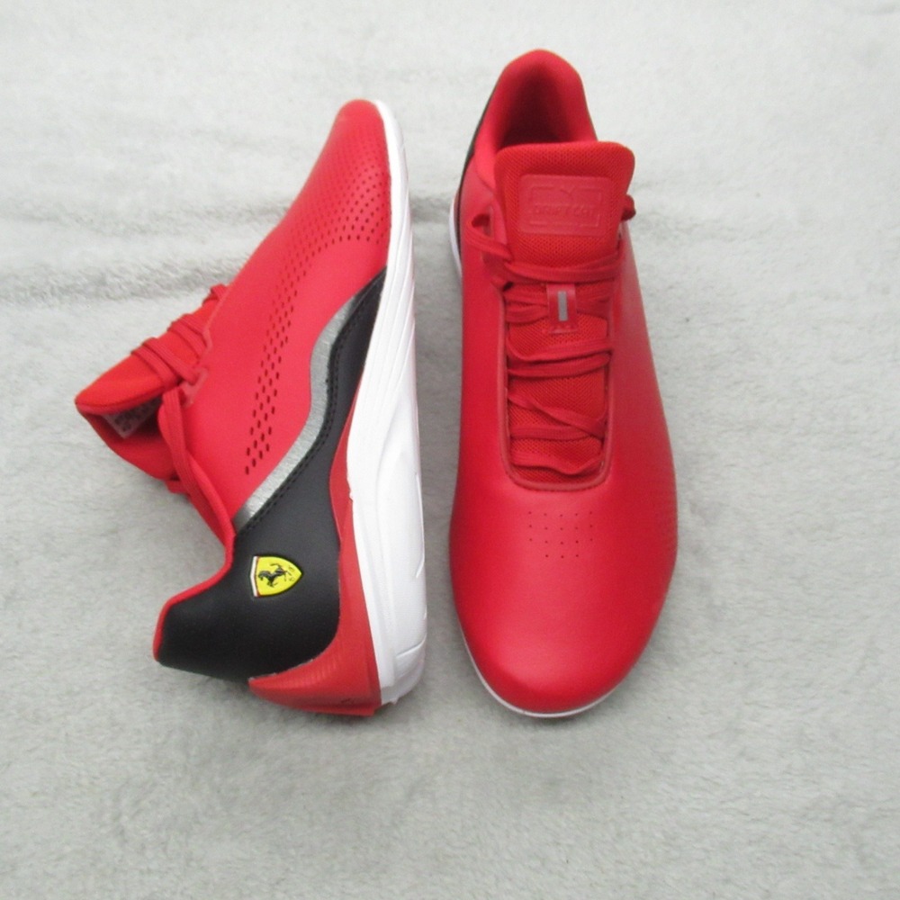 Puma Men 11.5 Sneakers Red Ferrari Drift Cat Delta Red Motorsport Racing Comfort